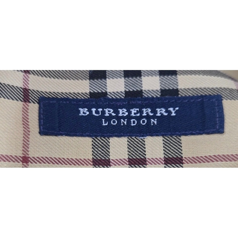 Burberry London Nova Check Button Down Dark equestrian moody - Picture 13 of 16